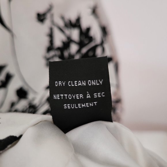 Mario Serrani Black and White Floral Blazer US 6 - Picture 9 of 10